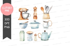 Kitchen essentials clipart png Product Image 1