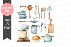Kitchen utensils and cookware clipart png Product Image 1