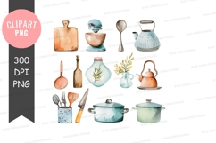 Kitchen utensils and cookware clipart png Product Image 1