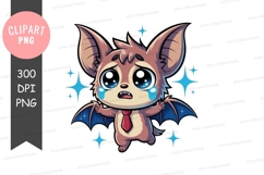 Cute bat clipart png Product Image 1