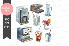Coffee and drink clipart png Product Image 1