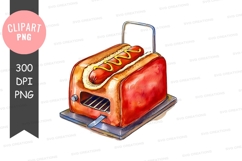 Hot dog toaster clipart png Product Image 1