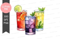 Colorful summer drinks Product Image 1