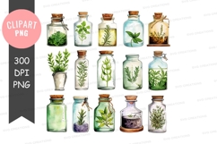 Herbal extracts in glass jars Product Image 2