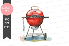 Red grill clipart png Product Image 1