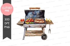Grilling session clipart png Product Image 1