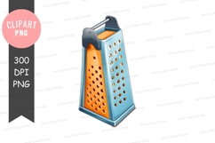 Blue and orange grater clipart png Product Image 1