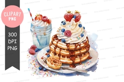 Delicious breakfast delight clipart png Product Image 1