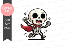 Superhero skeleton clipart png Product Image 1
