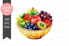Fruit bowl clipart png Product Image 1
