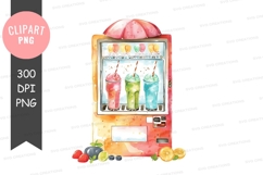 Colorful smoothie vending machine Product Image 1