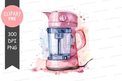 Pink electric kettle clipart png Product Image 1