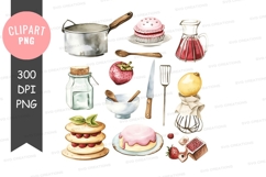 Kitchen and baking clipart png Product Image 1
