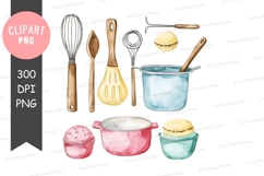 Kitchen tools and treats clipart png Product Image 1
