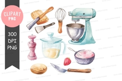 Baking and cooking tools clipart png Product Image 1