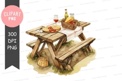 Picnic in the park clipart png Product Image 1