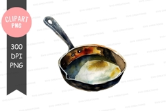 Frying pan with egg Product Image 1