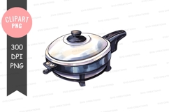 Electric griddle clipart png Product Image 1