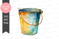 Watercolor paint bucket Product Image 1