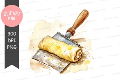 Clipart png: pastry rolling pin and dough Product Image 1
