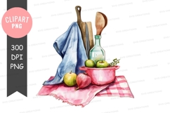 Kitchen still life clipart png Product Image 1