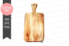 Wooden cutting board clipart png Product Image 1