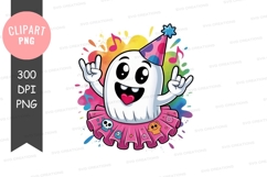 Celebrating ghost clipart png Product Image 1