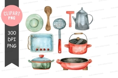 Kitchen cooking utensils clipart png Product Image 1