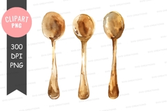 Three spoons clipart png Product Image 1