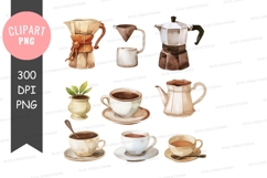 Coffee and tea clipart png Product Image 1