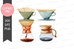 Coffee brewing equipment clipart png Product Image 1