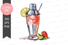 Strawberry cocktail with lemon and lime Product Image 1