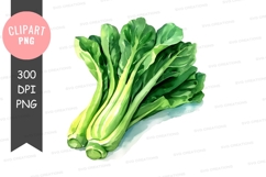 Fresh green vegetables clipart png Product Image 1