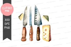 Cheese knives clipart png Product Image 1