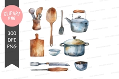 Kitchen utensils and cookware clipart png Product Image 1