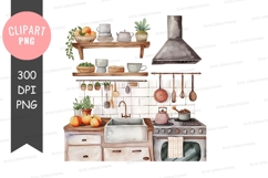Cozy kitchen clipart png Product Image 1