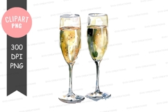 Celebration champagne clipart png Product Image 1