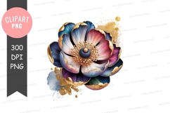 Elegant floral design clipart png Product Image 1