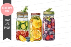 Preserved fruits and vegetables in jars Product Image 1