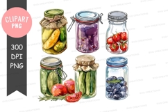 Assorted preserved foods in jars Product Image 1