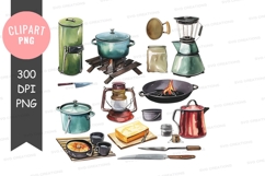 Kitchen appliances and utensils clipart png Product Image 1
