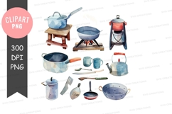 Vintage kitchenware clipart png Product Image 1