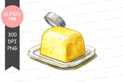 Butter dish clipart png Product Image 1