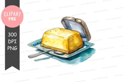 Butter dish clipart png Product Image 1