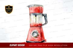 Red blender clipart png Product Image 1