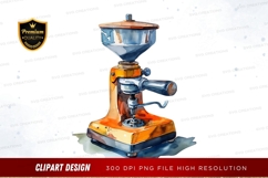 Vintage coffee grinder clipart png Product Image 1
