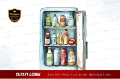 Filled refrigerator clipart png Product Image 1