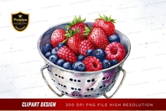 Fresh berries in a colander Product Image 1