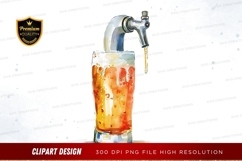 Pouring beer clipart png Product Image 1