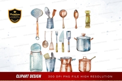 Kitchen utensils and cookware clipart png Product Image 1